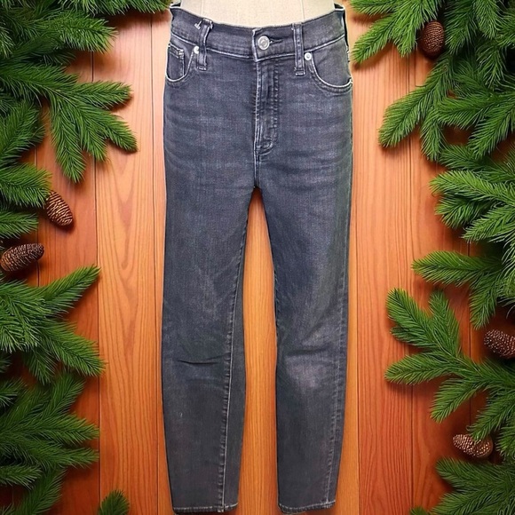 J. Crew ‘9” High-Rise Toothpick Jean’ in “Charcoal Wash” Size 27 ASO Meghan M - Picture 15 of 16